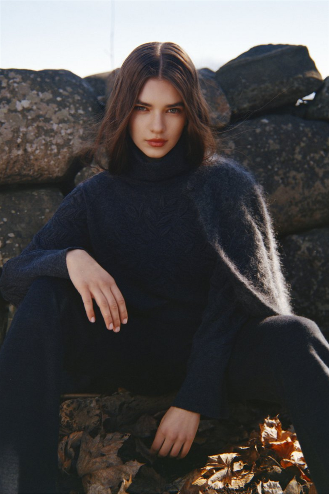 ella&il Genser & Cardigan Laurie Wool Sweater Black