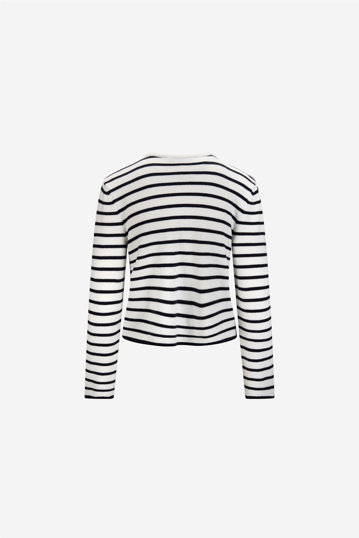 ella&il Genser & Cardigan Lisa Cotton Cardigan White