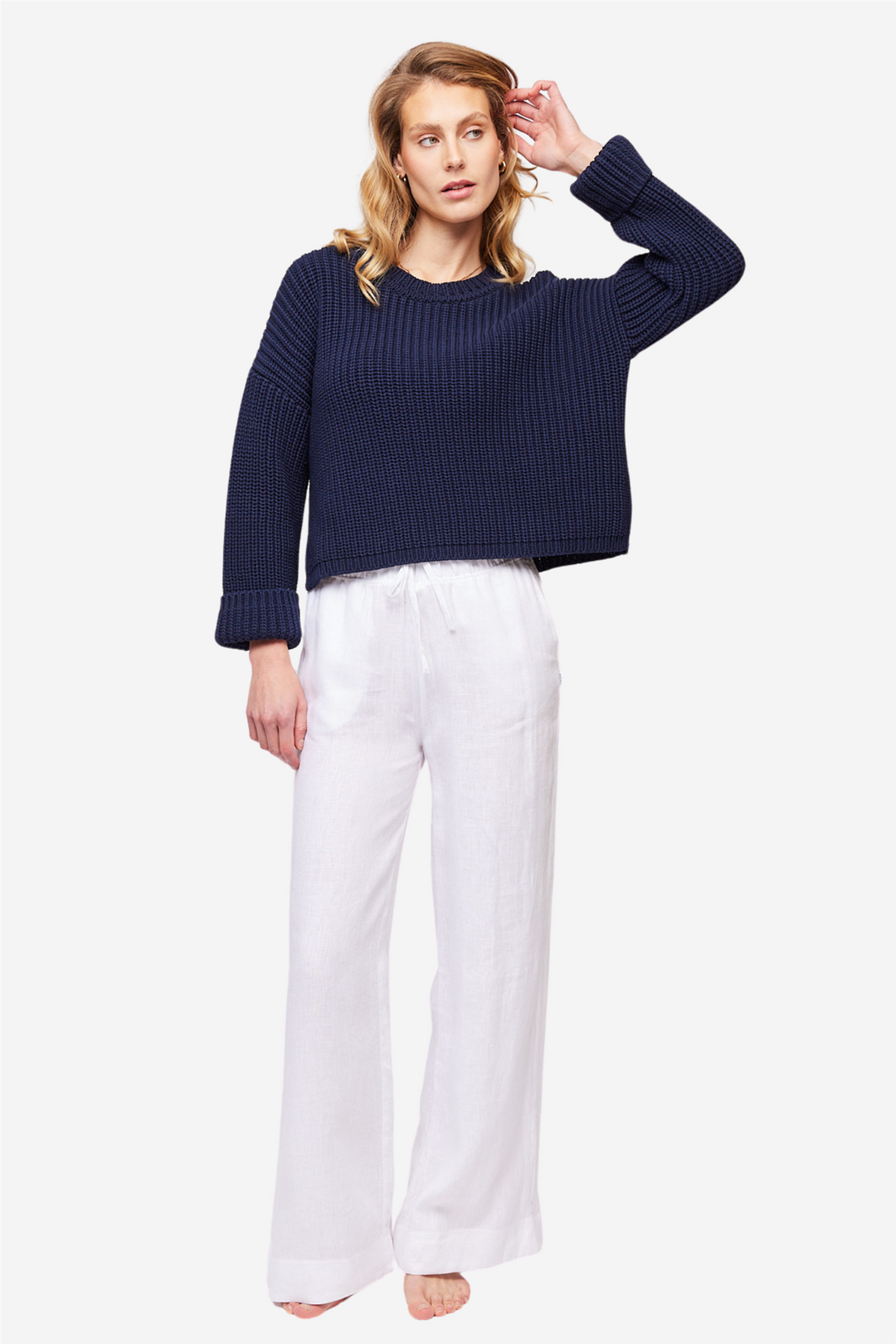 ella&il Genser & Cardigan Lulieta Sweater Navy