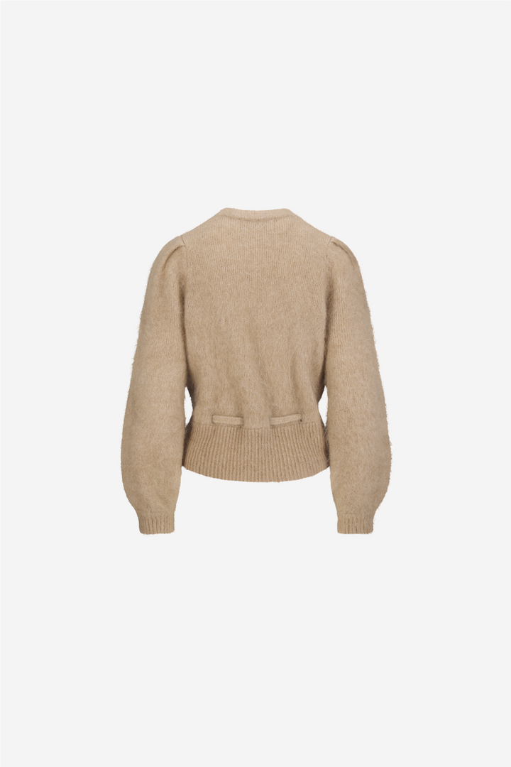 ella&il Genser & Cardigan Malin Chunky Cardigan Hazel Beige