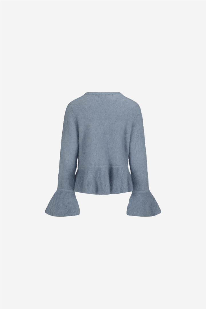ella&il Genser & Cardigan Maren Chunky Cardigan Denim Blue