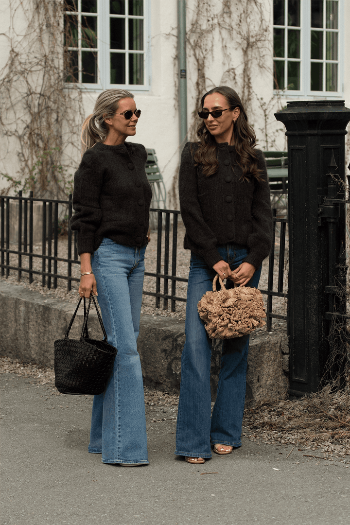 ella&amp;il Genser &amp; Cardigan Maria Chunky Cardigan Dark Brown
