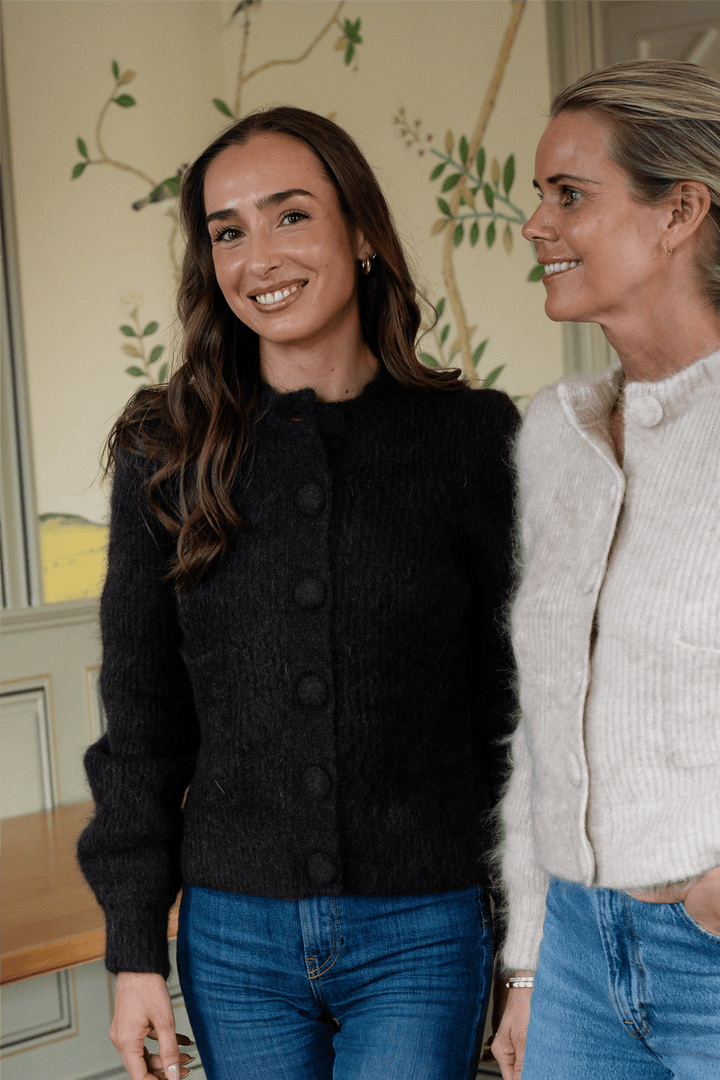 ella&amp;il Genser &amp; Cardigan Maria Chunky Cardigan Dark Brown