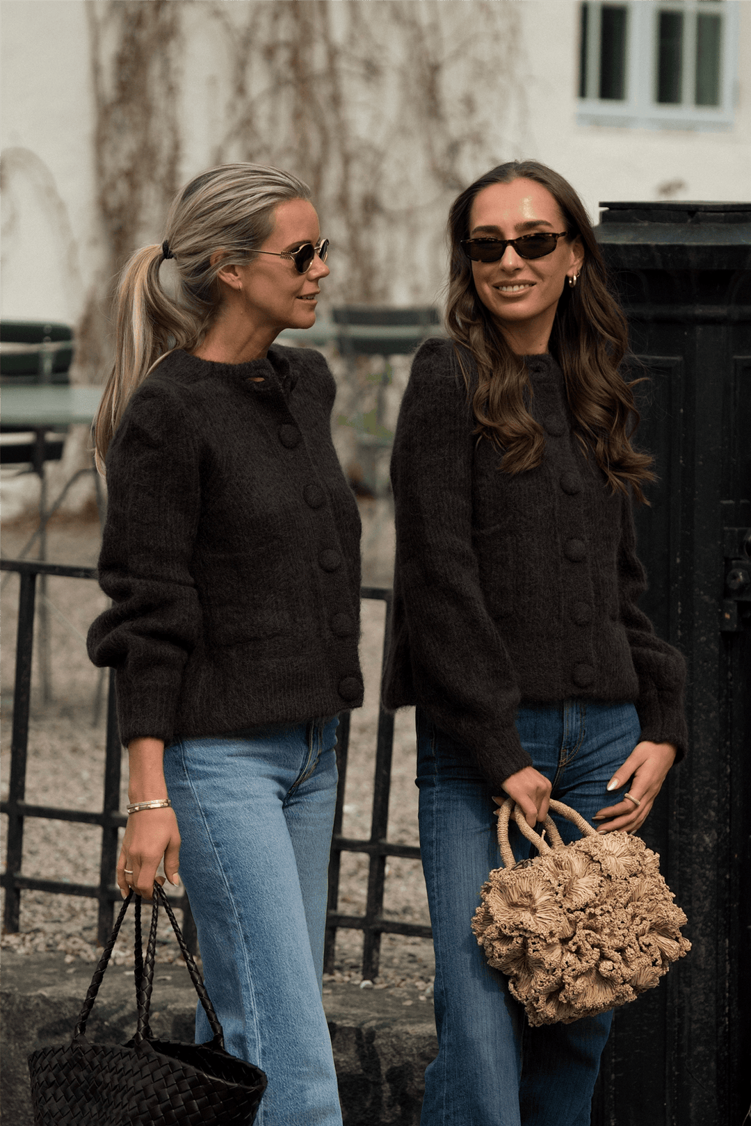 ella&amp;il Genser &amp; Cardigan Maria Chunky Cardigan Dark Brown
