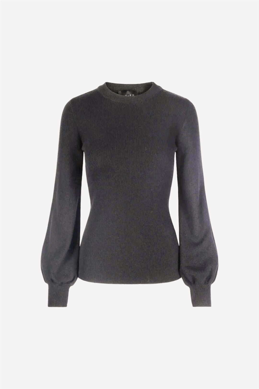 Ella & il Genser & Cardigan Mathilda Merino Sweater Grey Melange