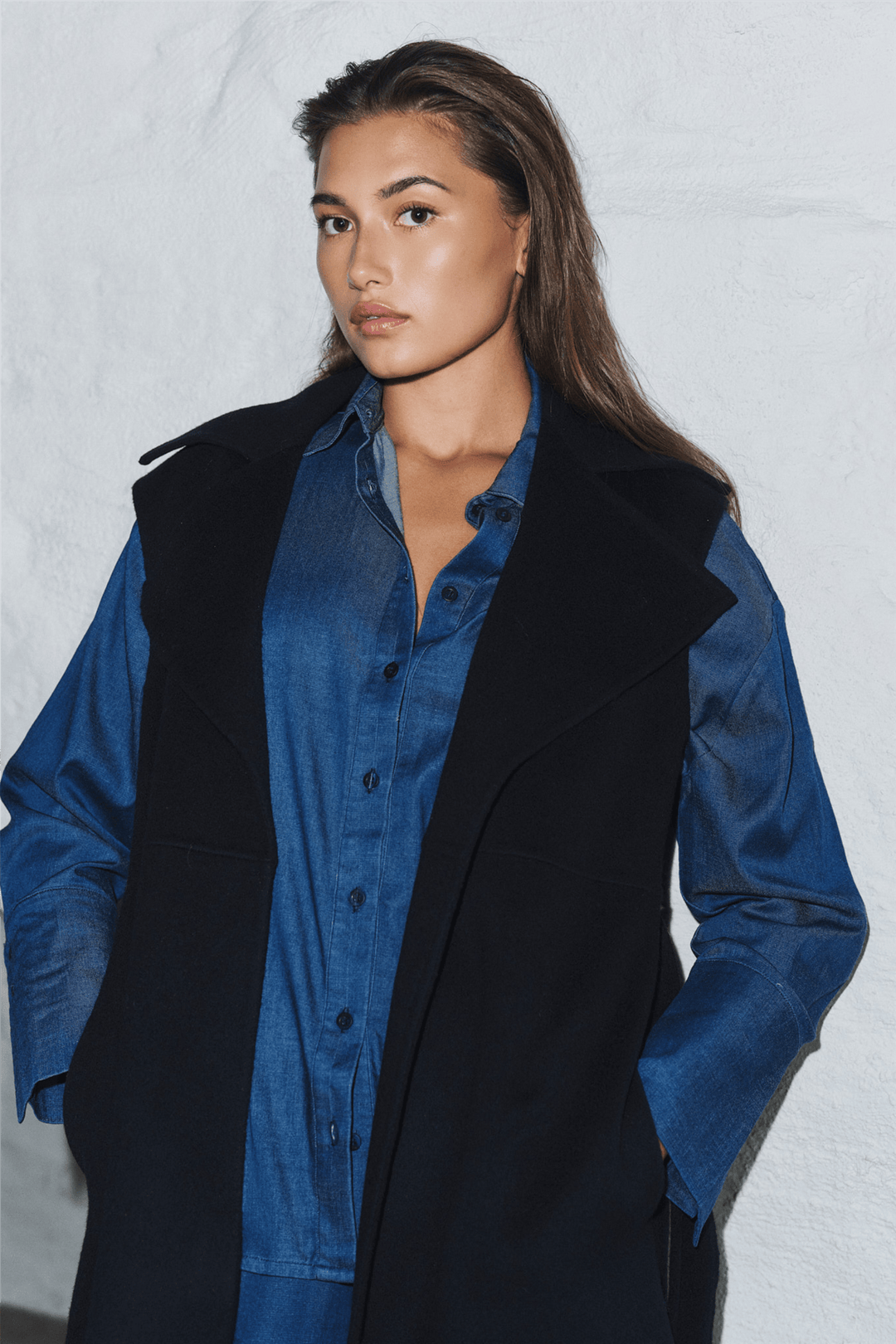 ella&il Genser & Cardigan Merete Vest Navy