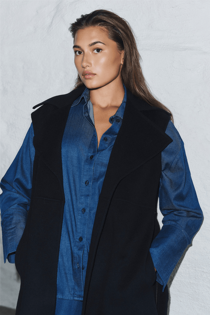 ella&il Genser & Cardigan Merete Vest Navy