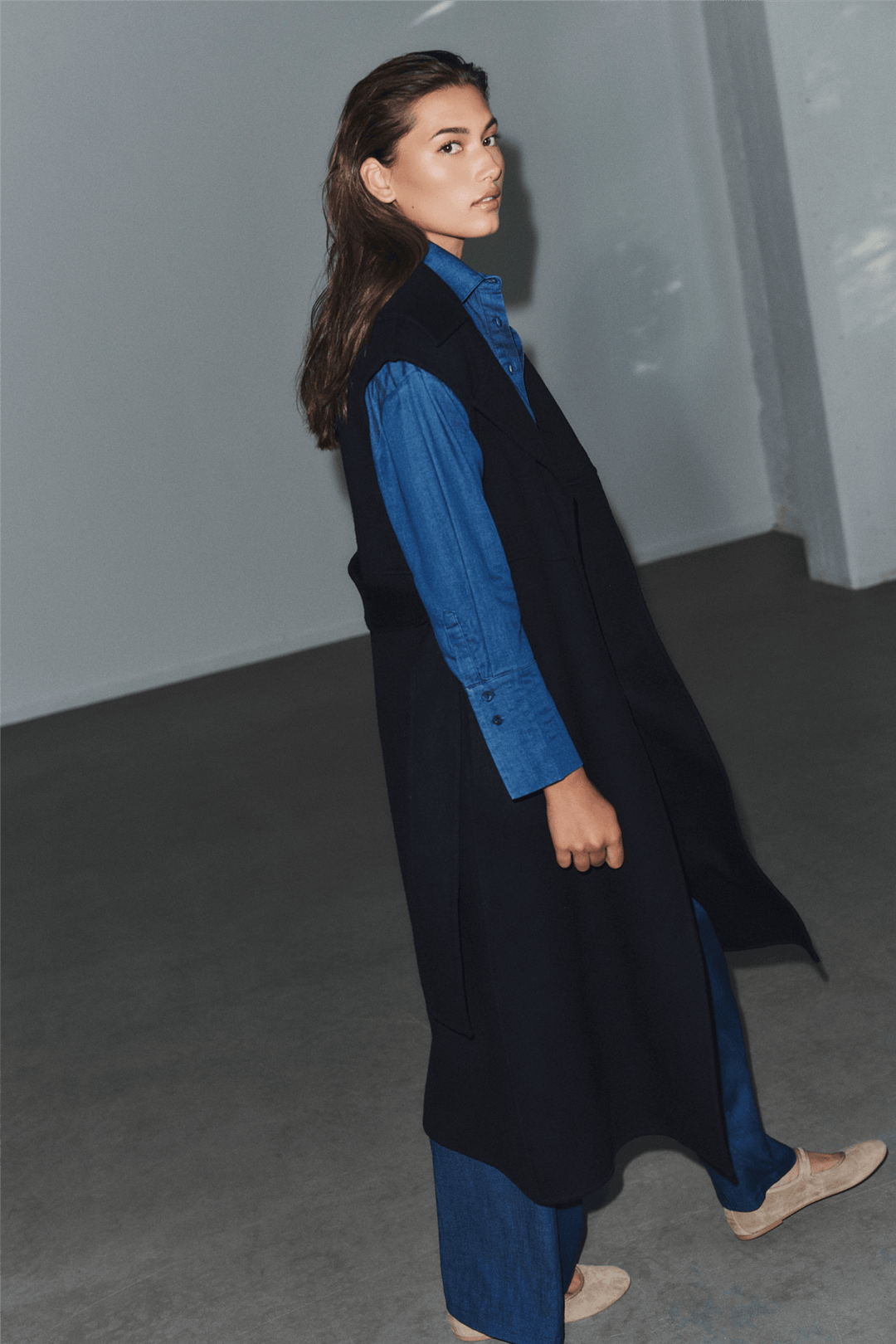 ella&il Genser & Cardigan Merete Vest Navy