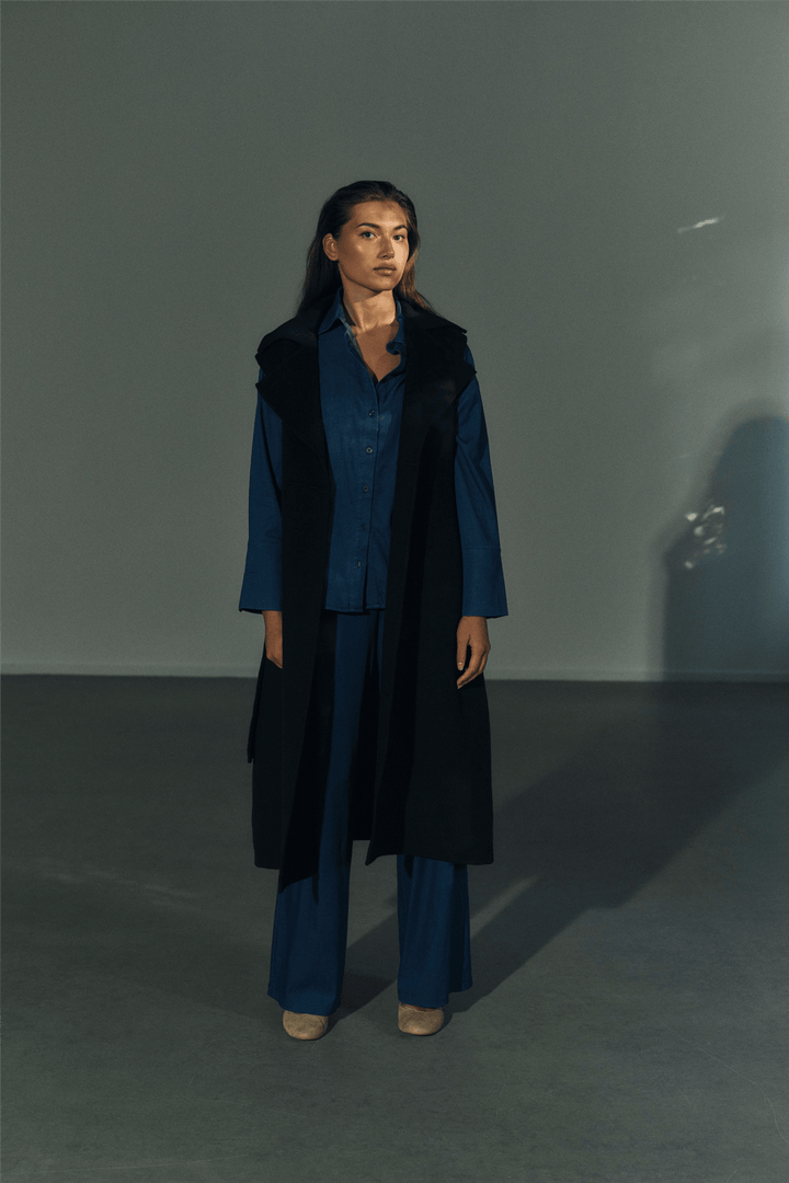 ella&il Genser & Cardigan Merete Vest Navy