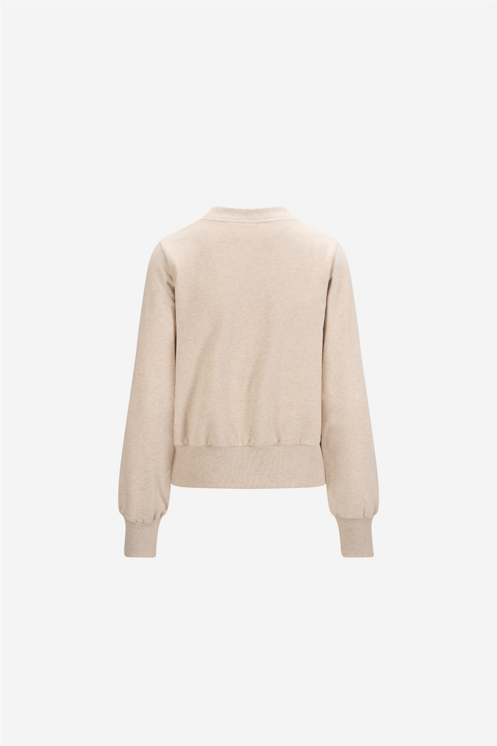 ella&il Genser & Cardigan Minny Sweater Beige Melange