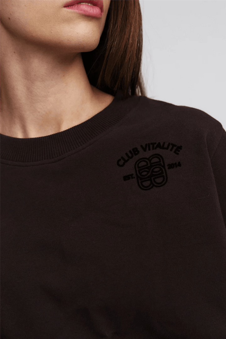 ella&il Genser & Cardigan Minny Sweater Vitalité Dark Brown