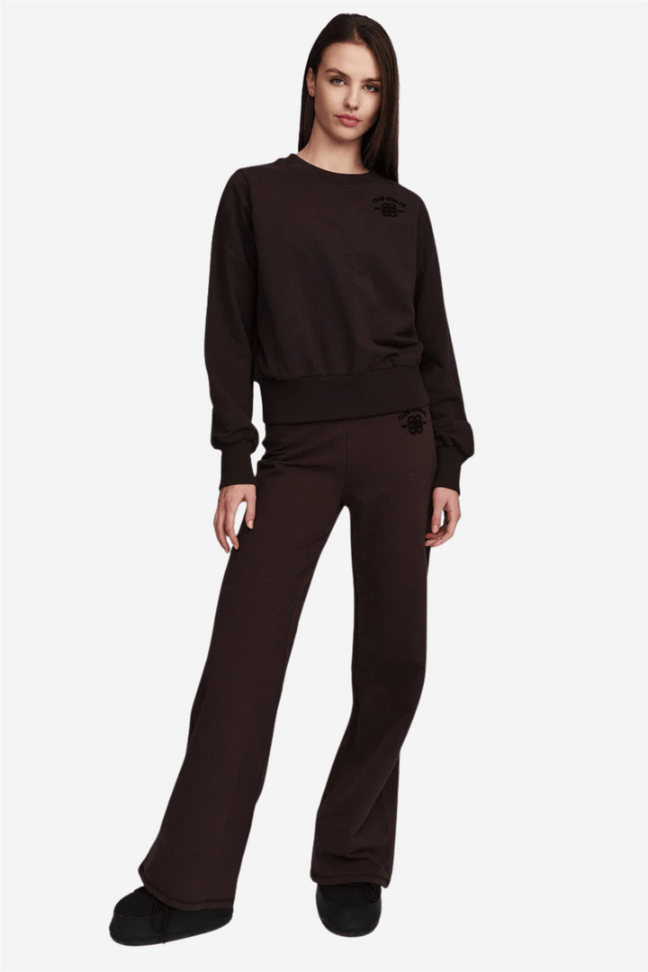 ella&il Genser & Cardigan Minny Sweater Vitalité Dark Brown
