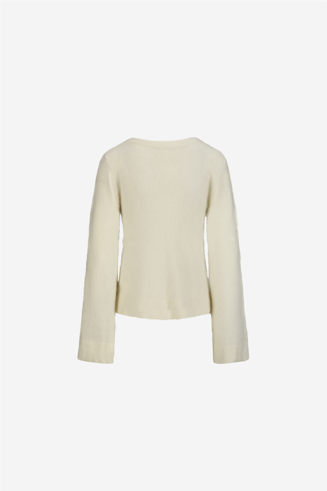 ella&il Genser & Cardigan Peony Brushed Sweater White