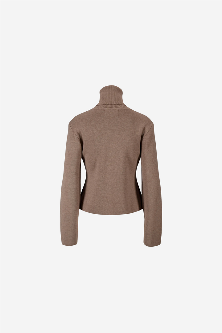 ella&il Genser & Cardigan Poneh merino sweater Beige melange