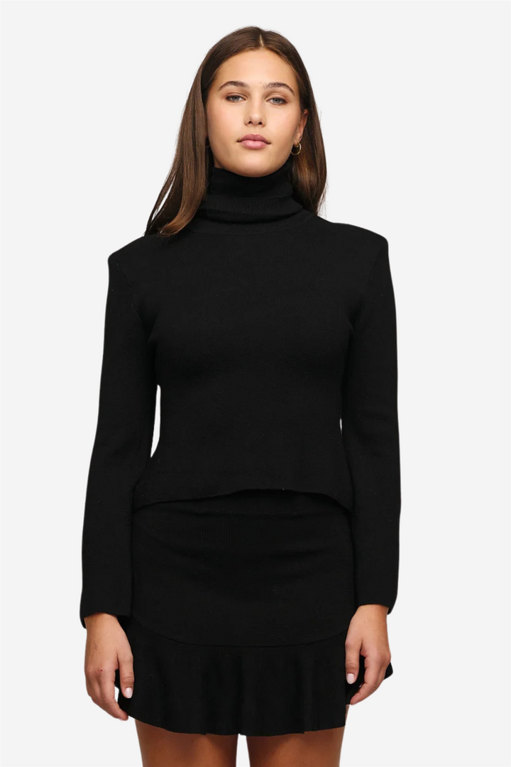 ella&il Genser & Cardigan Poneh merino sweater Black