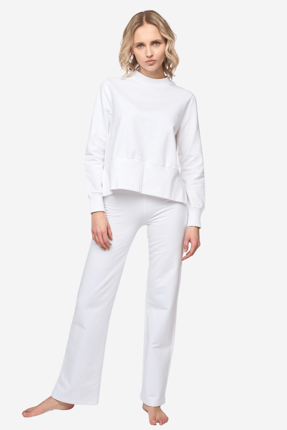 Ella & il Genser & Cardigan Sadie Sweater Bright White