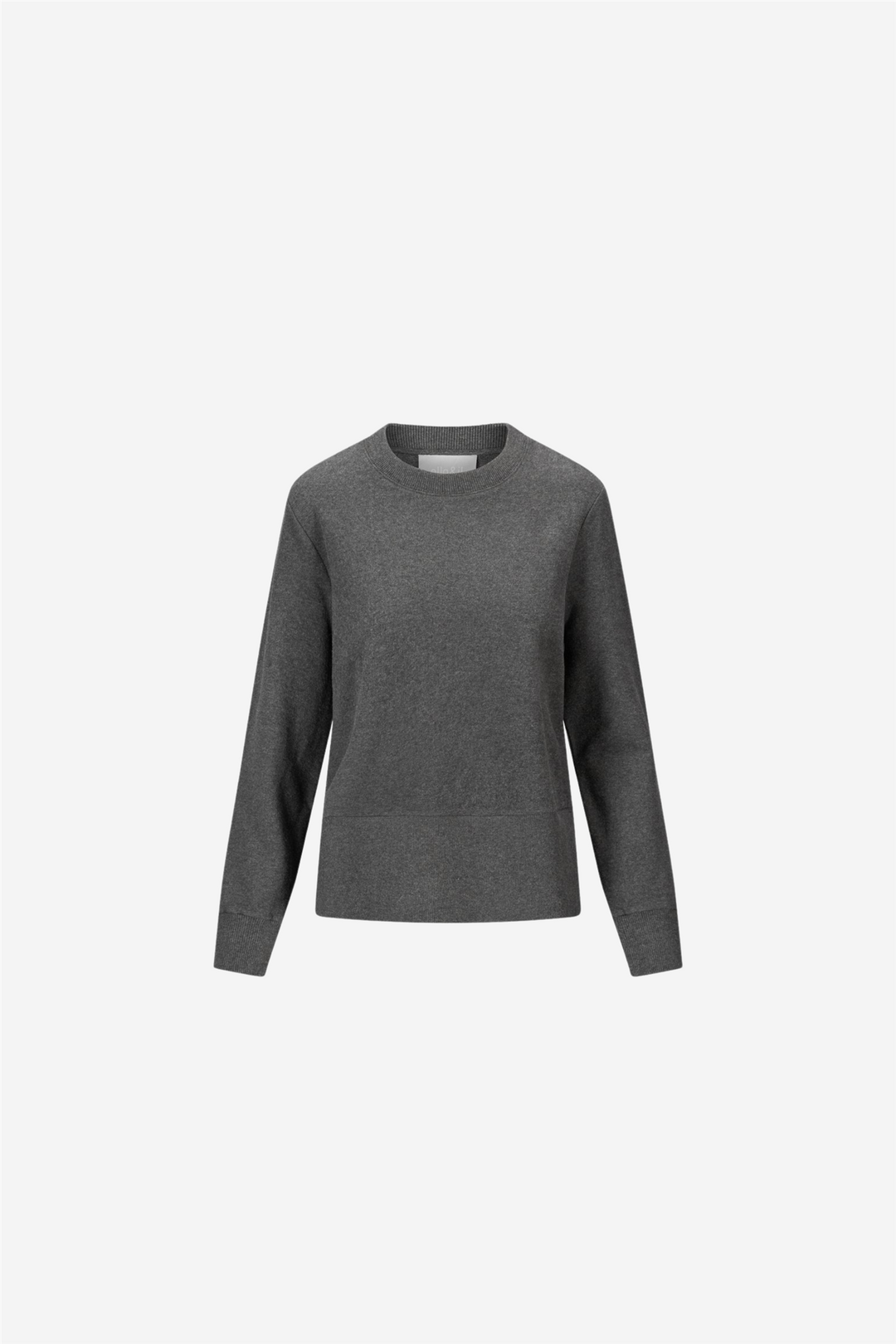 ella&il Genser & Cardigan Sadie Sweater Dark Grey Melange