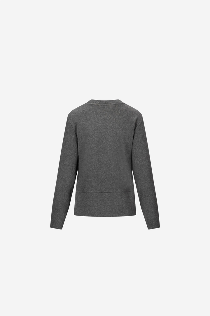 ella&il Genser & Cardigan Sadie Sweater Dark Grey Melange