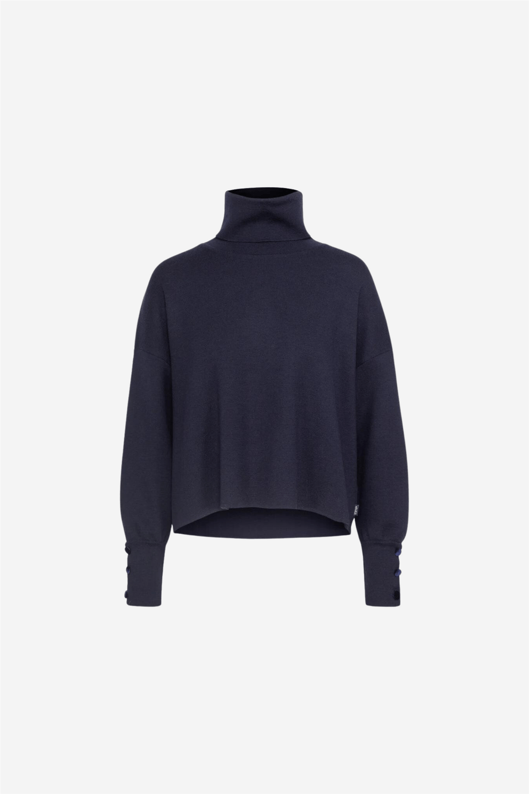 Ella & il Genser & Cardigan Tyra Merino Sweater Navy