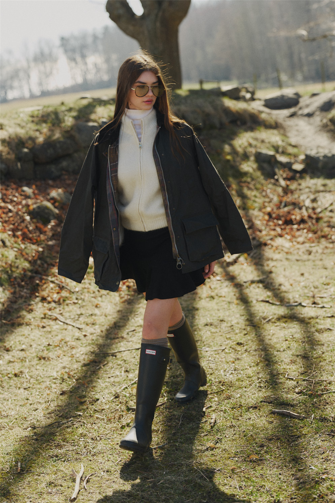 ella&il Genser & Cardigan Venja Chunky Sweater Bright White