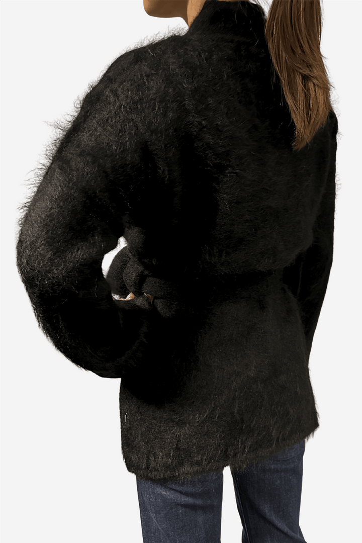 ella&il Genser & Cardigan Vera Chunky Cardigan Black