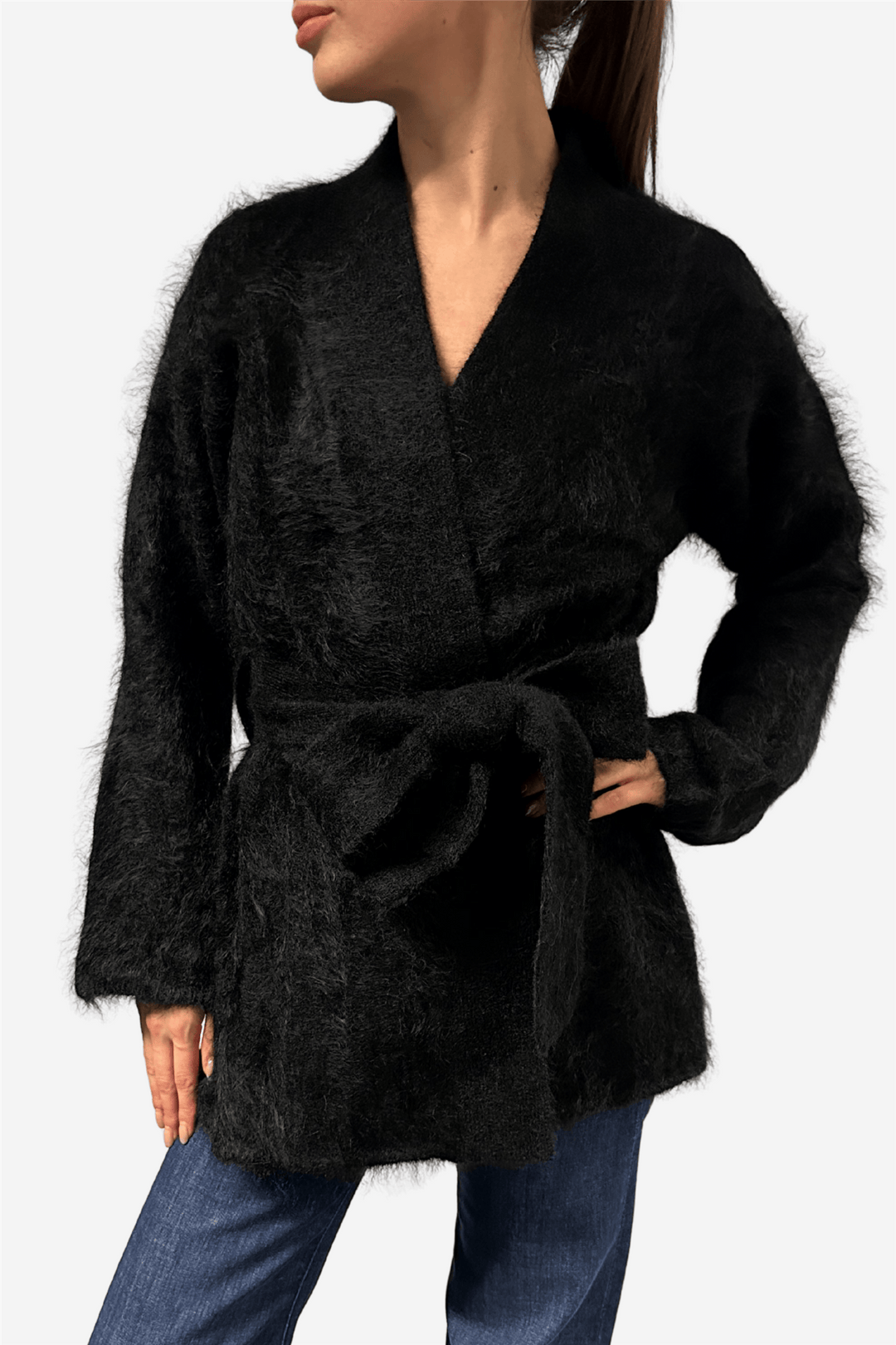 ella&il Genser & Cardigan Vera Chunky Cardigan Black