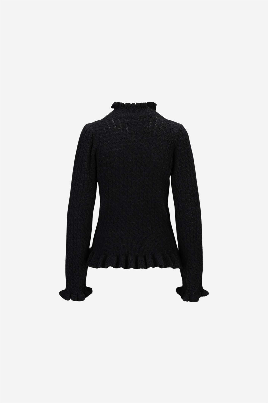 ella&il Genser & Cardigan Vienna Alpaca Sweater Black