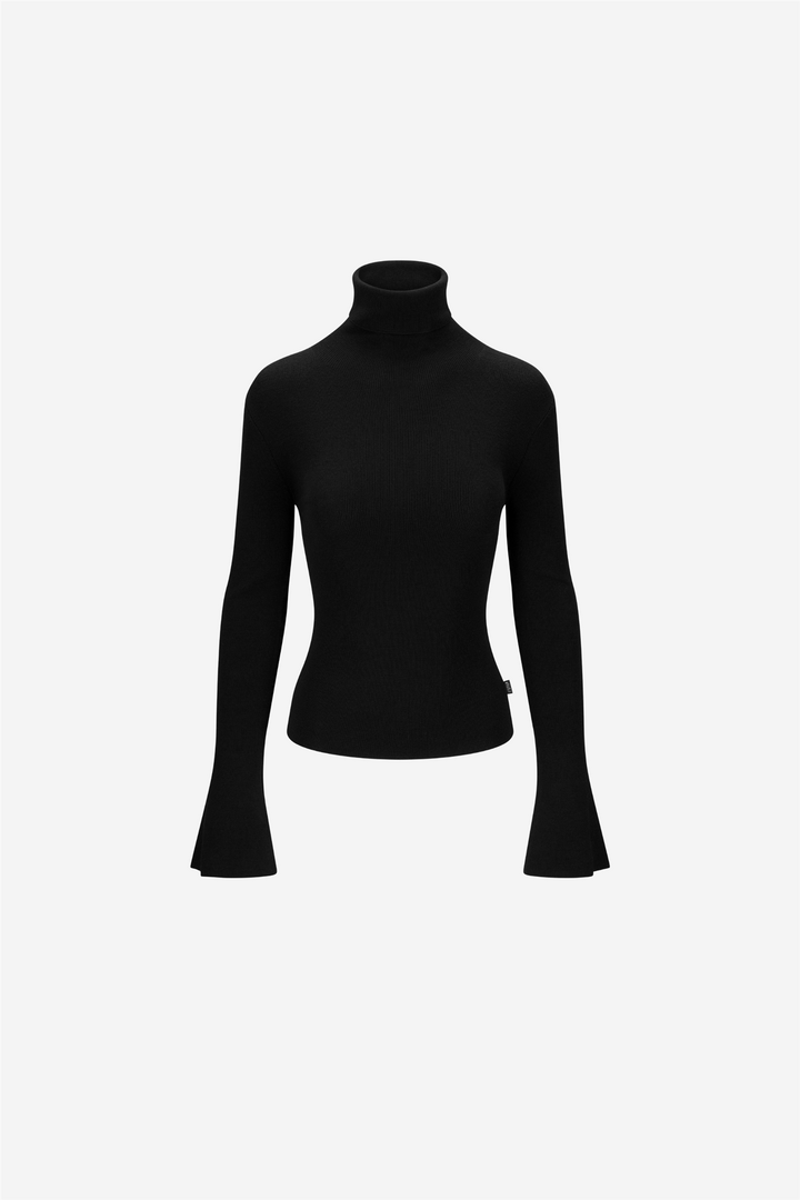 ella&amp;il Genser &amp; Cardigan Vilje Merino Sweater Black