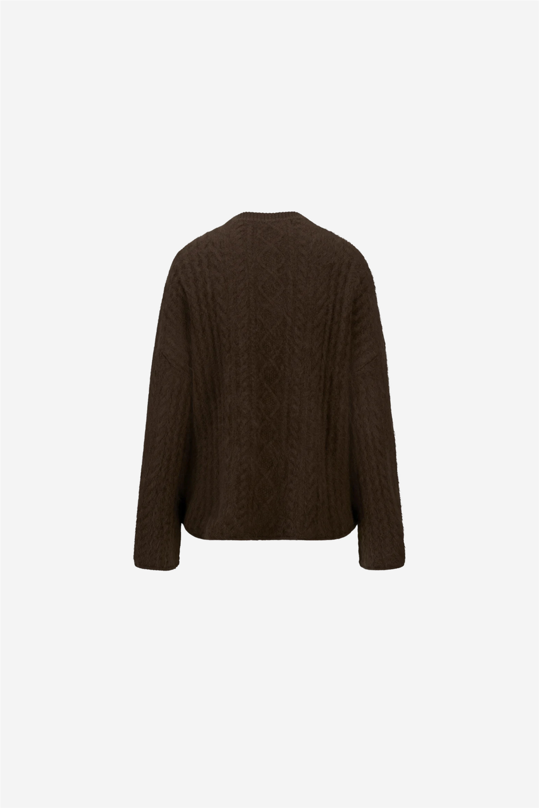 ella&il Genser & Cardigan Ylva Brushed Cardigan Brown