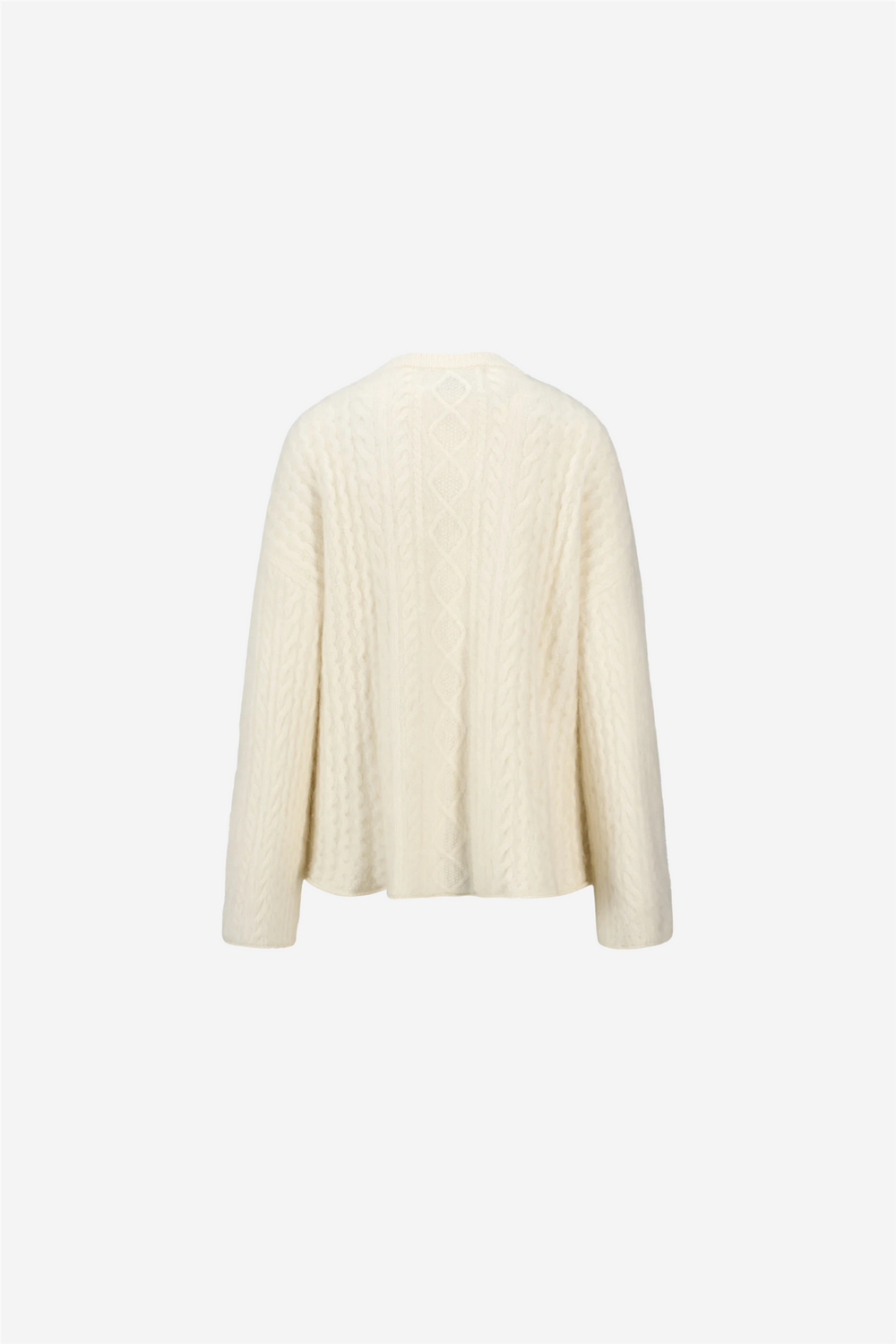 ella&il Genser & Cardigan Ylva Brushed Cardigan White