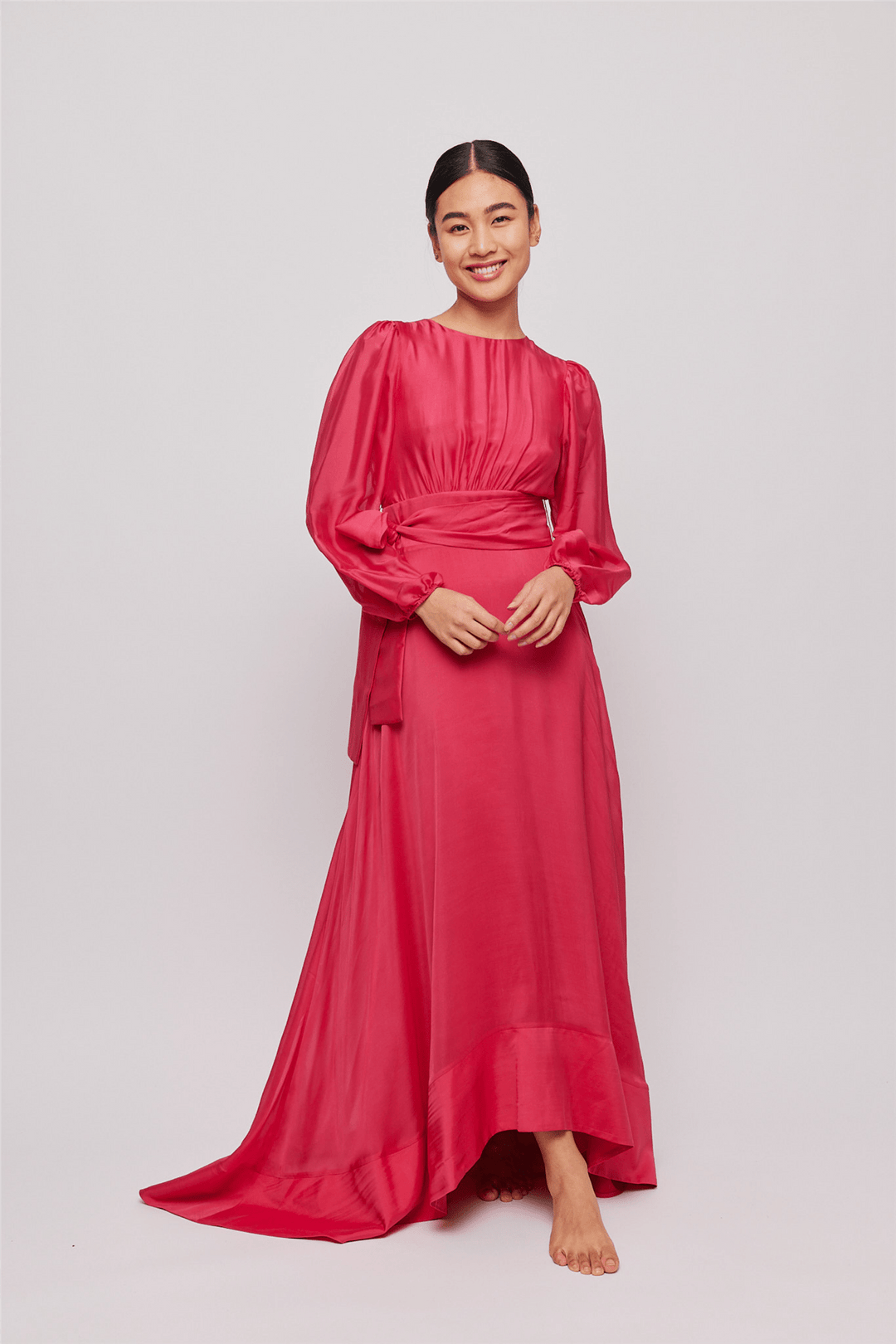 Ella & il Kjole Sage Dress Berry Pink