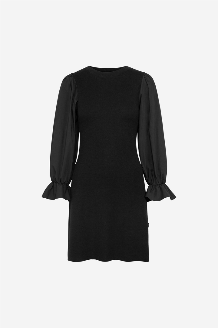 Ella & il Kjoler & jumpsuits Janka Merino Dress Black