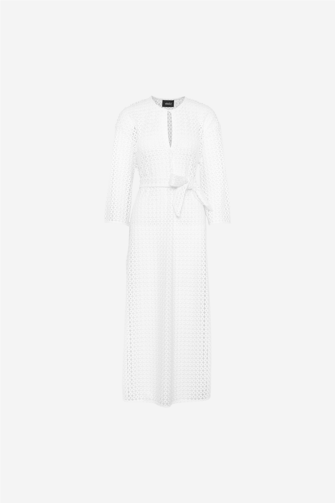 ella&il Kjoler & jumpsuits Liliana Crochet Dress White
