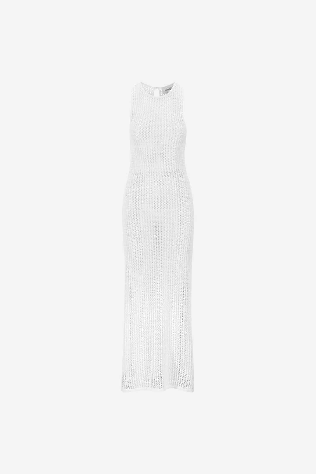 ella&il Kjoler & jumpsuits Lisindy Crochet Dress White