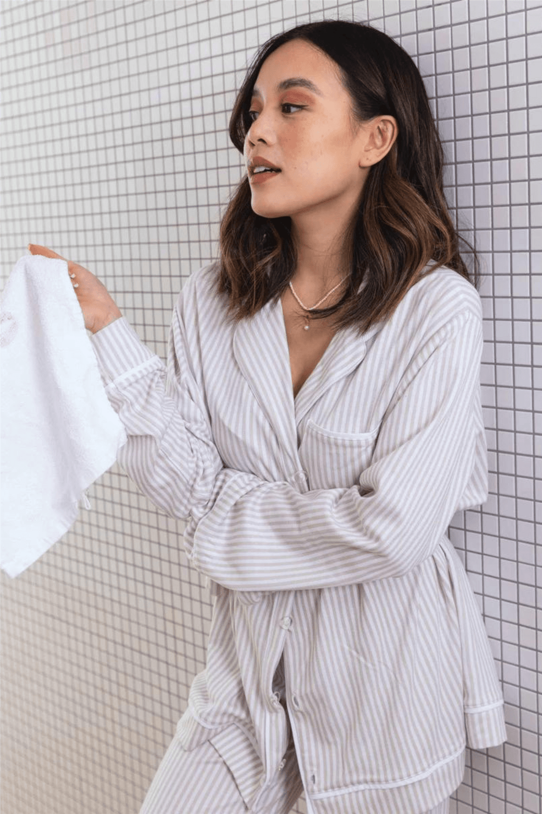 Blair plush set striped beige Me My Cousin