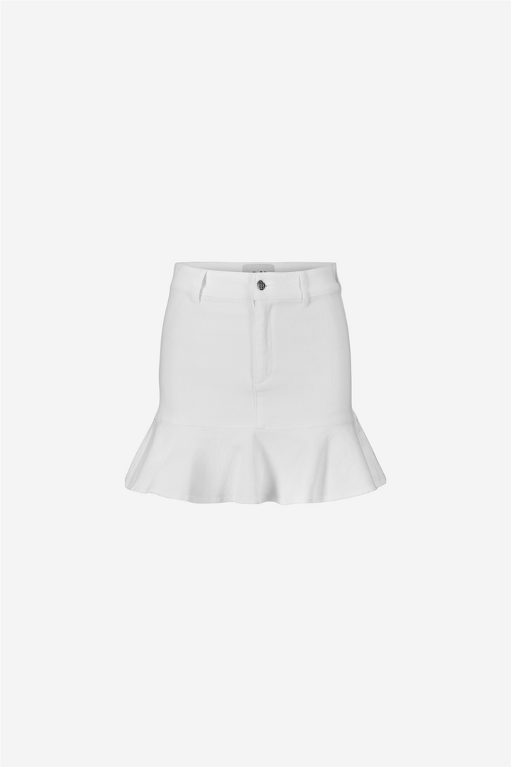 ella&il Skjørt Alessi White Denim Skirt White Denim