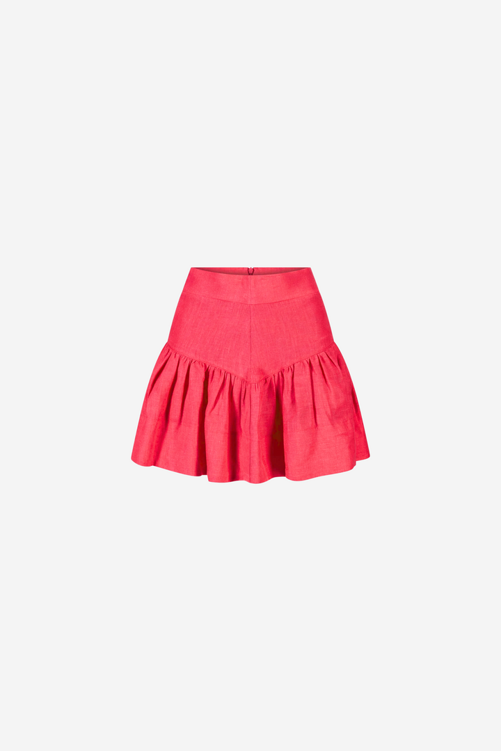 ella&il Skjørt Anya Linen Skirt Raspberry