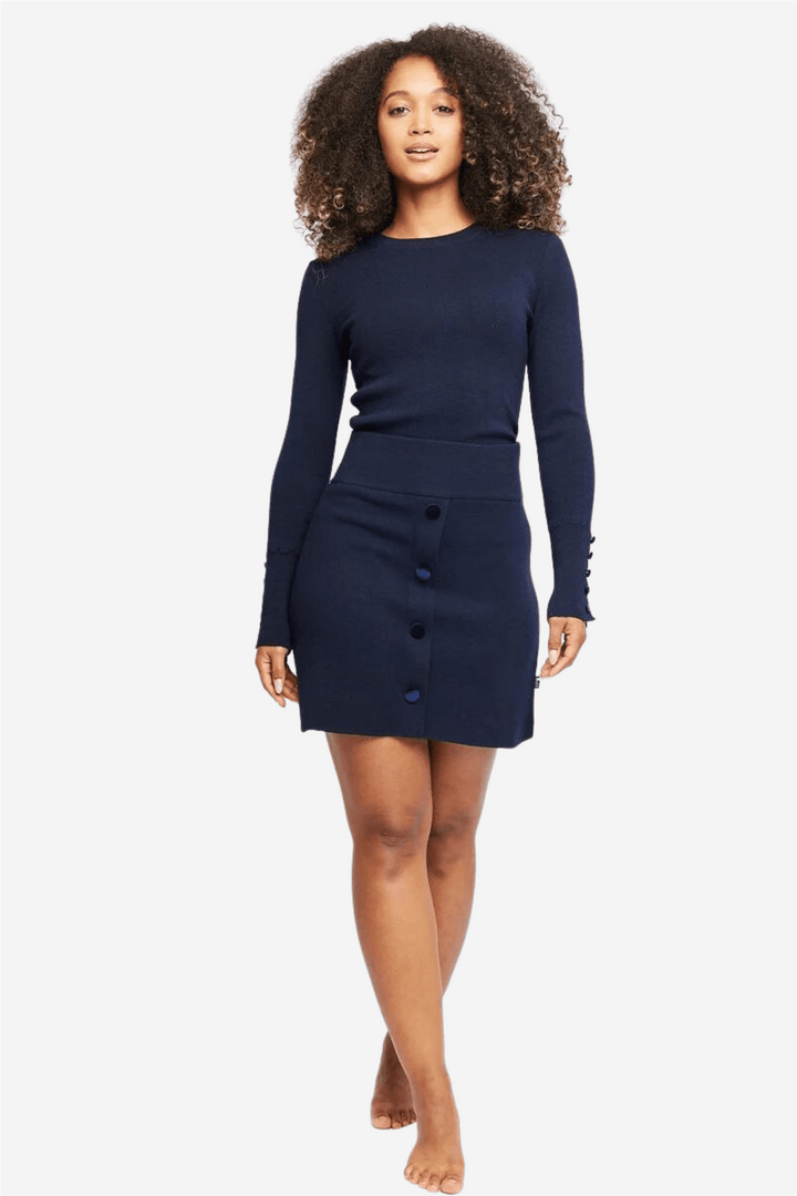 Ella & il Skjørt Carina Merino Skirt Navy