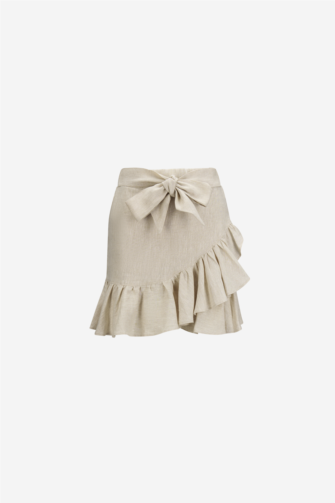ella&il Skjørt Julli Linen Skirt Beige Melange