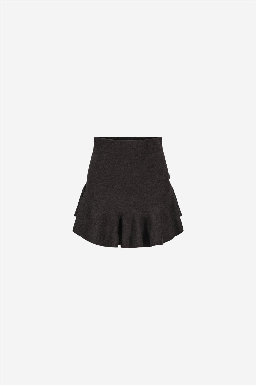 ella&il Skjørt Karen Merino Skirt Dark Brown Melange