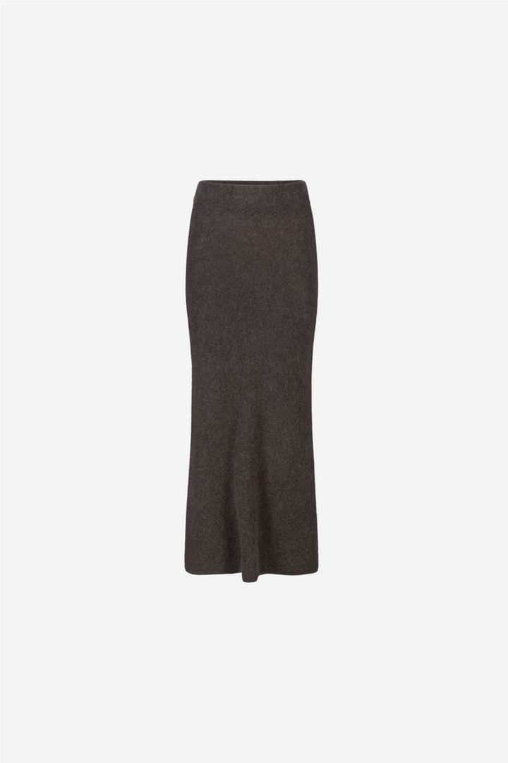 ella&il Skjørt Sandra Chunky Skirt Dark Brown