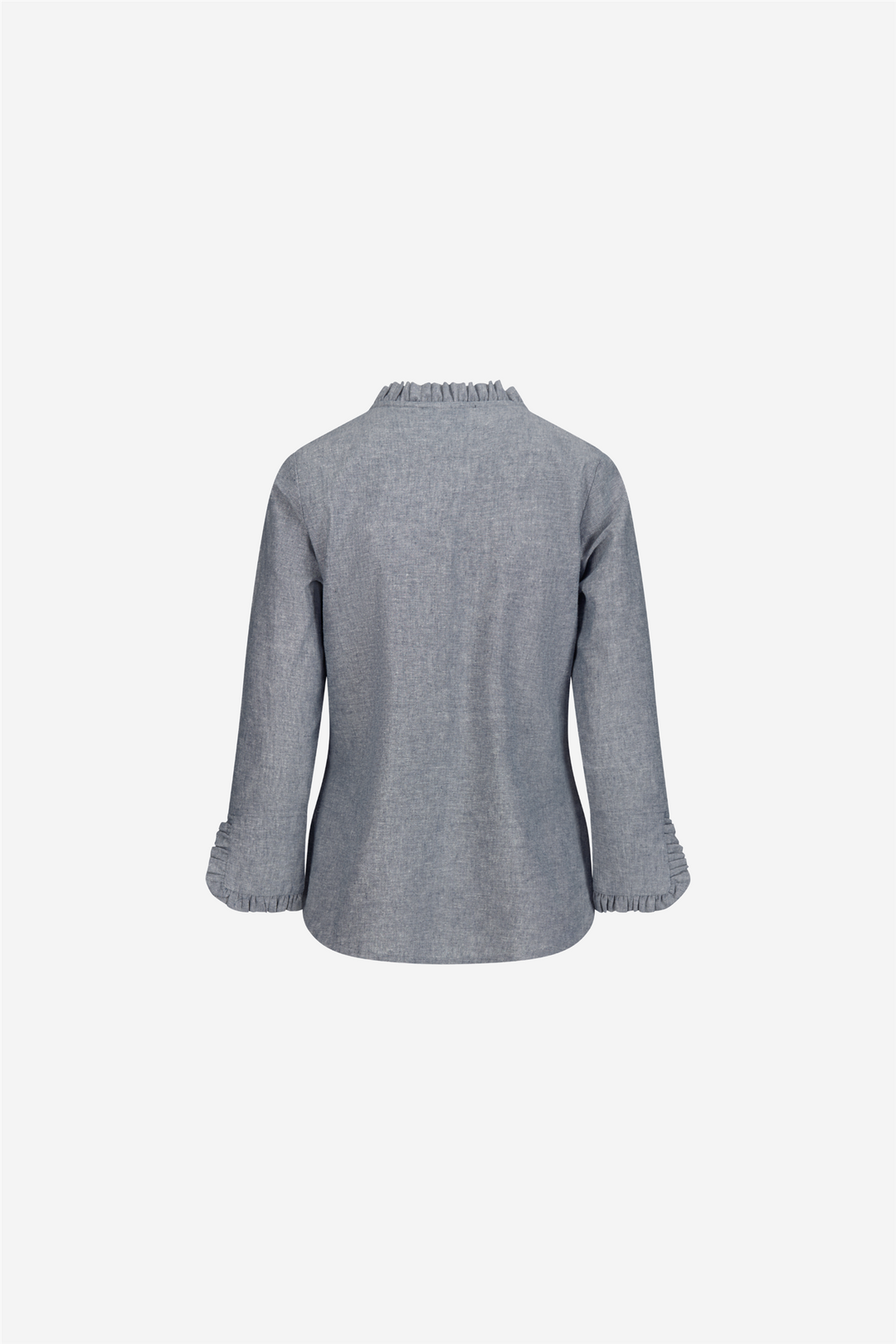 ella&il Skjorte Clarion Linen Shirt Denim Blue