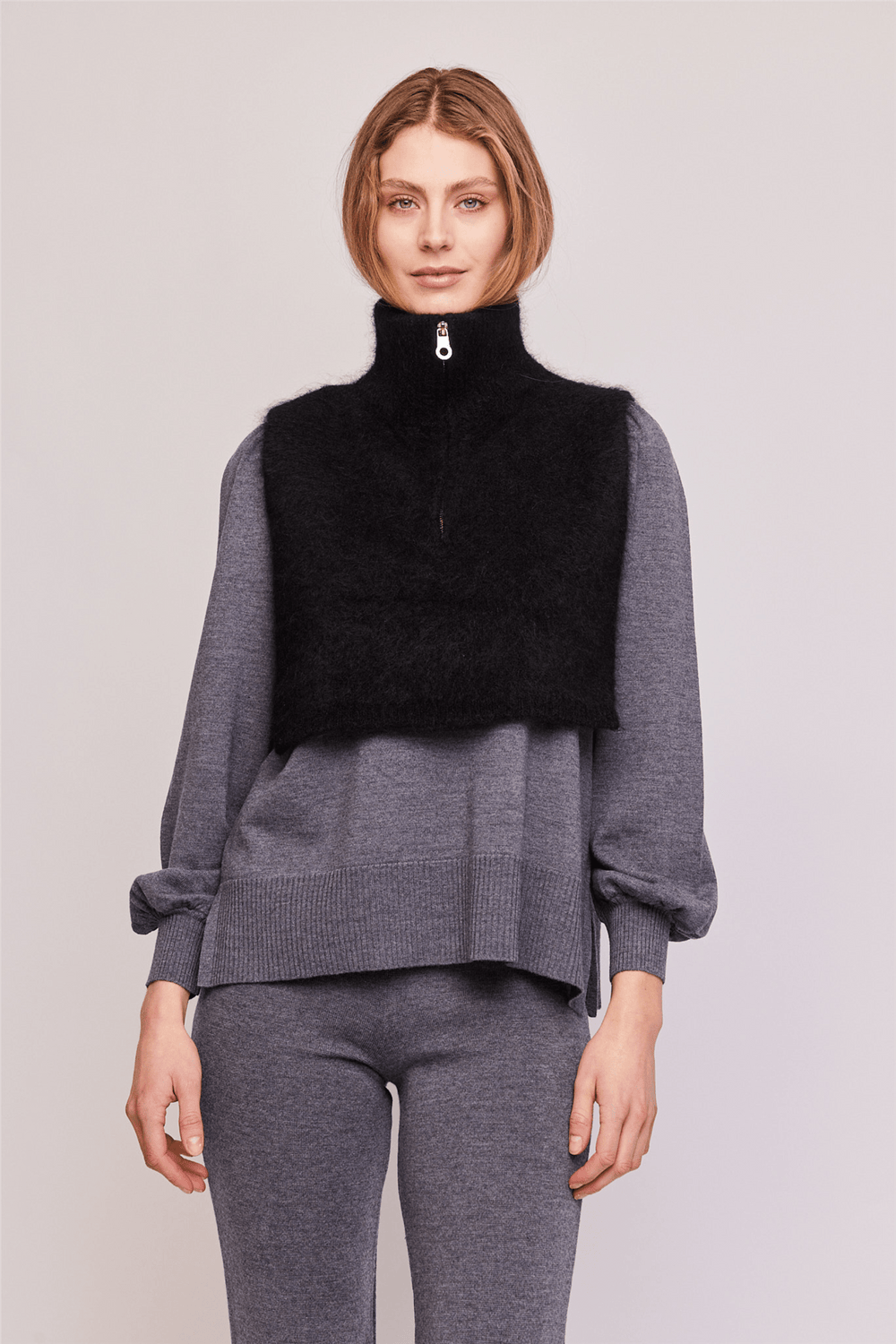 Ella & il Tilbehør Belinda Chunky High Neck Black