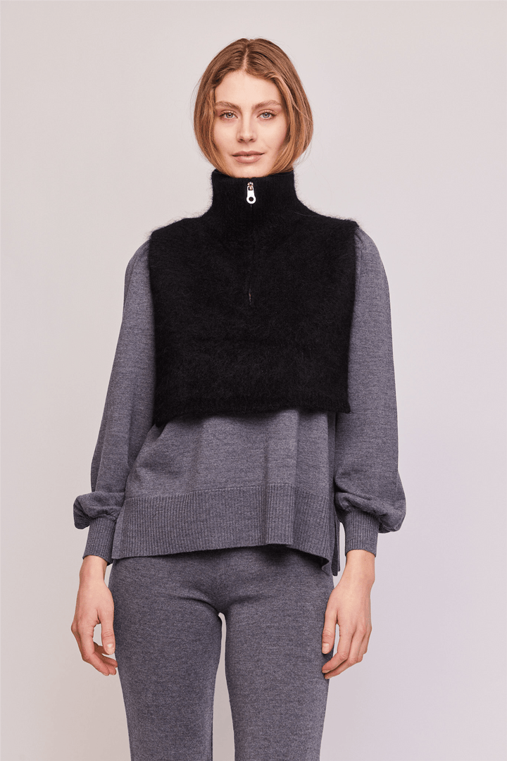Ella & il Tilbehør Belinda Chunky High Neck Black