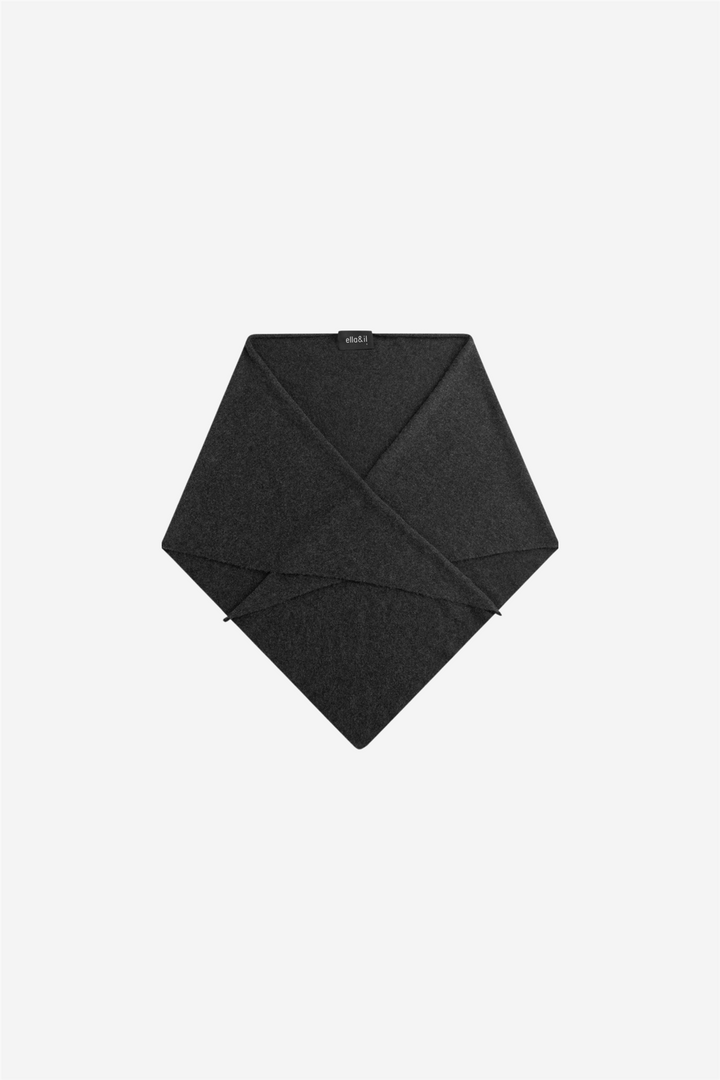 ella&il Tilbehør Ronja Cashmere Scarf Dark Grey Melange