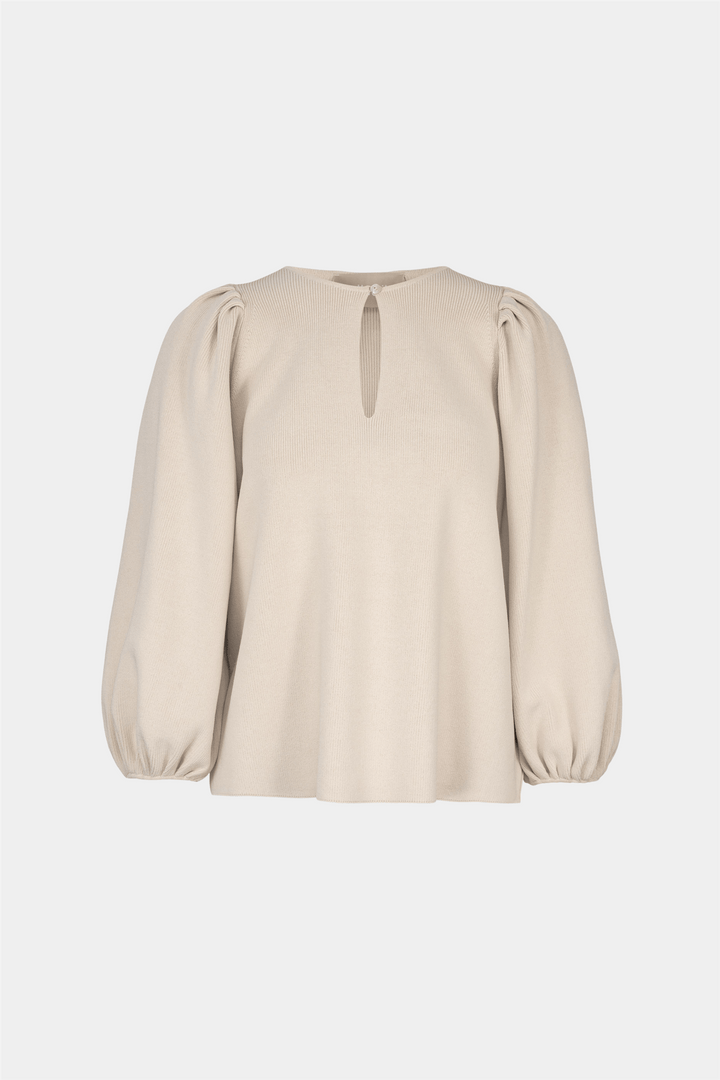 Ella & il Topper & t-skjorter Allie Ray Top Beige