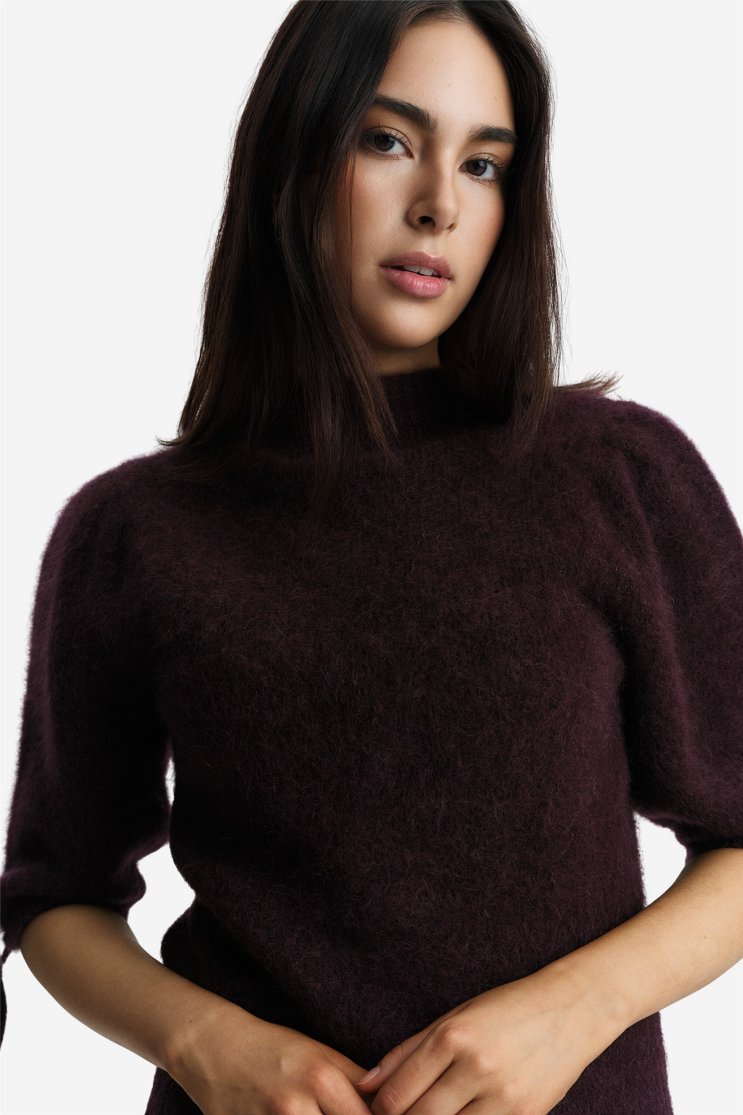 ella&il Topper & t-skjorter Eve Chunky Tee Red Wine