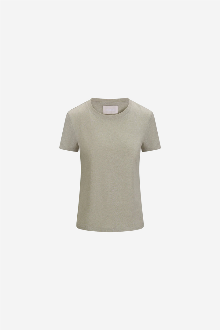 ella&il Topper & t-skjorter Jane Linen Tee Sand