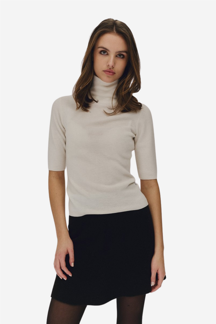 ella&il Topper & t-skjorter Melly Merino Tee White