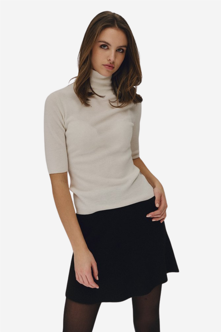 ella&il Topper & t-skjorter Melly Merino Tee White